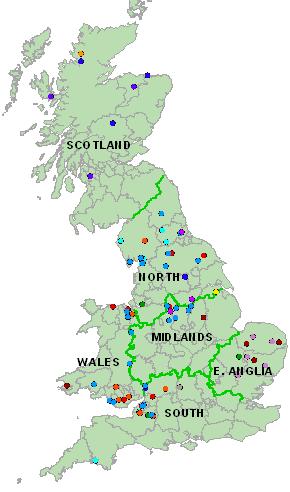 UK Region Map
