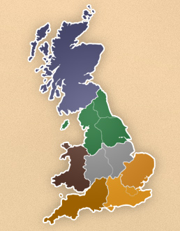 UK Region Map